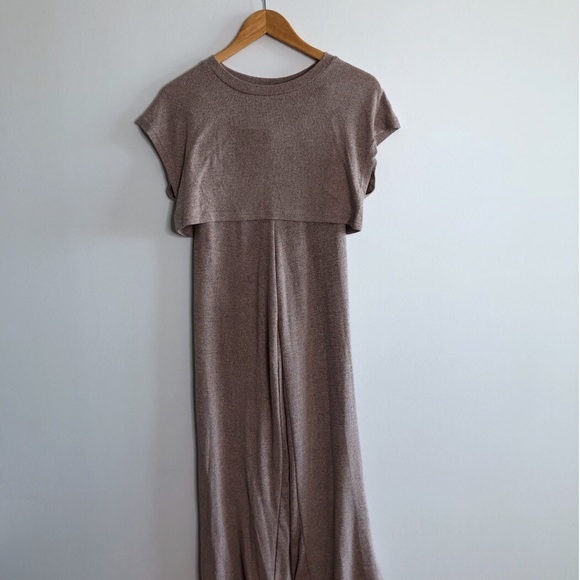 Fashion Nova Pink/Grey Two-piece Pant Set - Picture 3 of 6